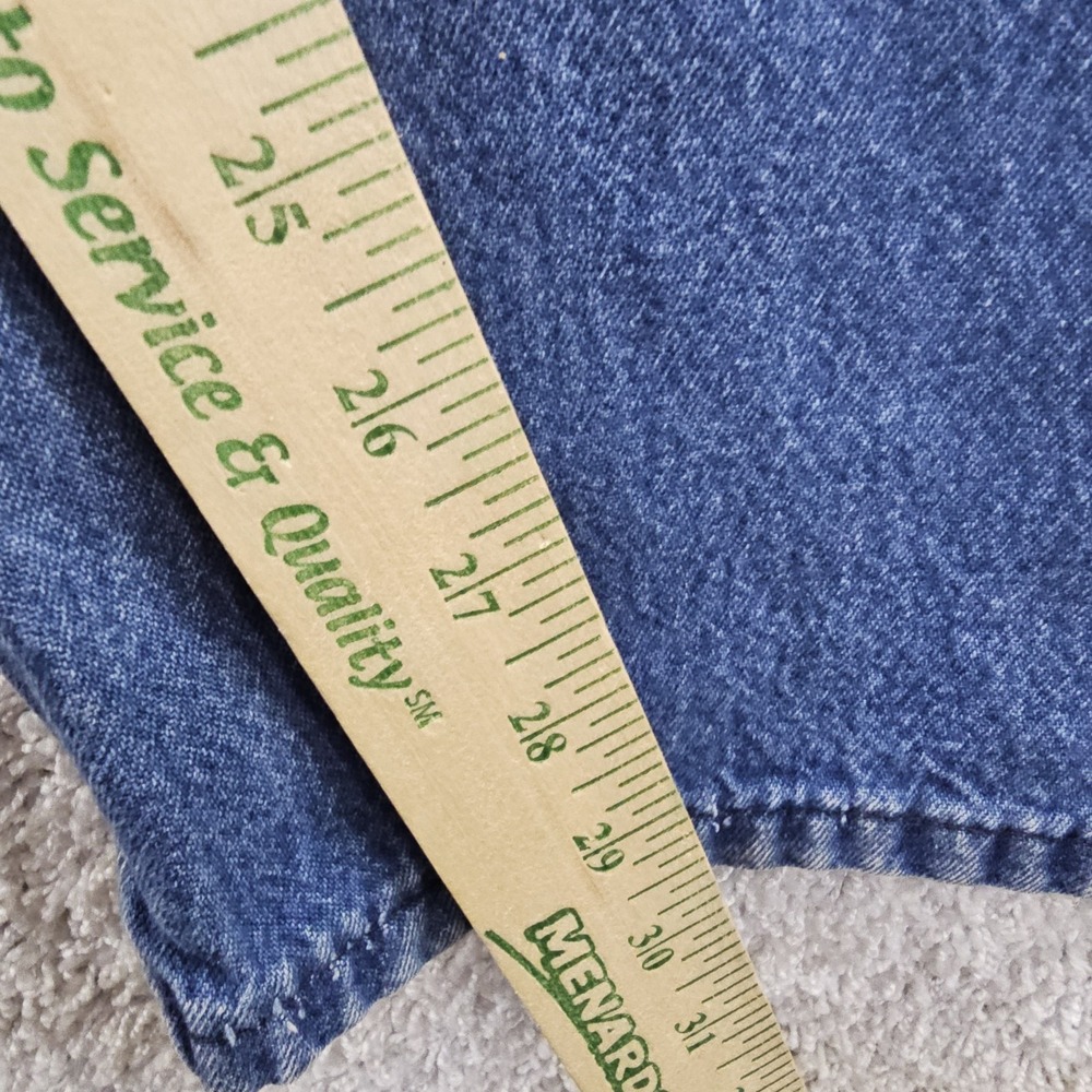 Vintage Key Imperial Denim Carpenter Bibs Overalls Sz 50x30 Ranch Workwear Baggy - Picture 10 of 13